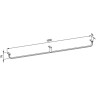 Полотенцедержатель LAUFEN LIVING для 1643.5 3.8143.4.004.000.1