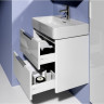 Шкафчик LAUFEN BASE 930 x 390 x 530 мм для раковины 810287, с 2 ящиками, белый глянцевый 4.0241.2.110.261.1